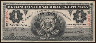 Banco Internacional, 1 peso, 1923