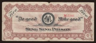 Sing Sing Prison, 2 dollars, 1930?