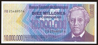 10.000.000 cordobas, 1990