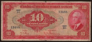 10 lira, 1946