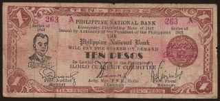 Iloilo, 10 pesos, 1942