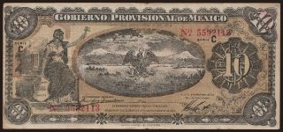 Gobierno Provisional de Mexico, 10 pesos, 1914