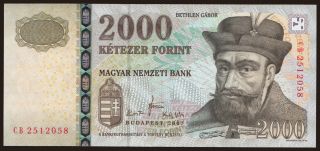 2000 forint, 2007