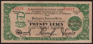 Iloilo, 20 pesos, 1942, falsum