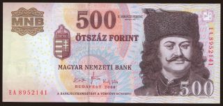 500 forint, 2008