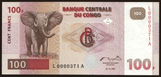 100 francs, 1997
