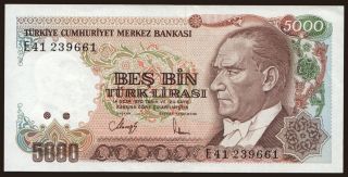 5000 lira, 1983