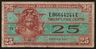 MPC, 25 cents, 1954
