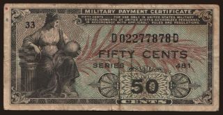 MPC, 50 cents, 1951