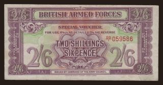 BAF, 2 shillings 6 pence, 1961