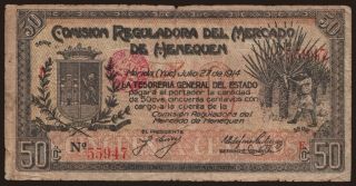 Henequen, 50 centavos, 1914