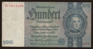 100 reichsmark, 1935, G/R