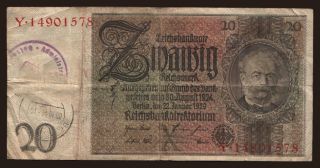 20 Reichsmark, 1929(44), Bettemburg