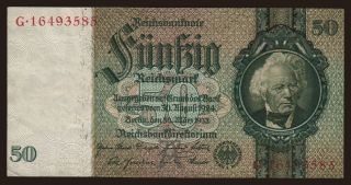 50 Reichsmark, 1933, A/G