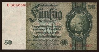 50 Reichsmark, 1933, L/E