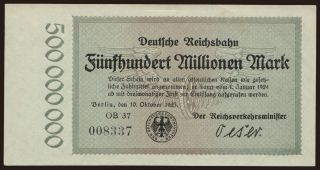 Berlin, 500.000.000 Mark, 1923