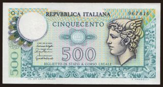 500 lire, 1976