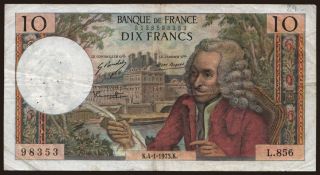 10 francs, 1973