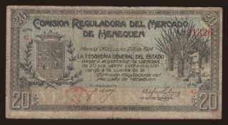 Henequen, 20 centavos, 1914
