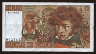 10 francs, 1978