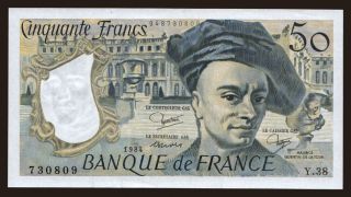 50 francs, 1984