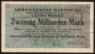 Merseburg/ Leuna Werke, 20.000.000.000 Mark, 1923