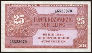 25 Schilling, 1944