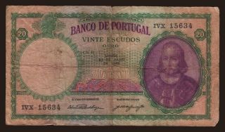 20 escudos, 1948