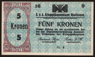 Mauthausen, 5 Kronen, 1915