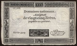 25 livres, 1793