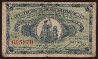 50 centavos, 1917