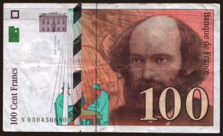 100 francs, 1999