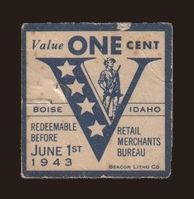 Idaho Boise, 1 cent, 1943