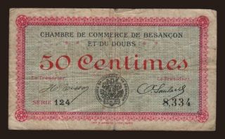 Besancon, 50 centimes, 1915