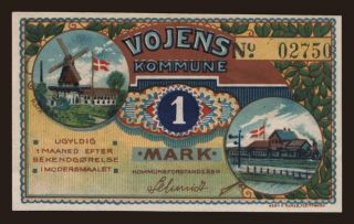 Vojens/ Komunne, 1 Mark, 1920