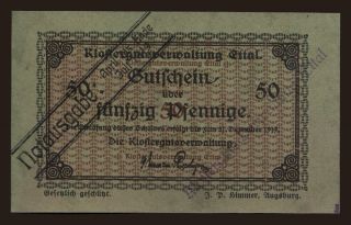 Ettal, 50 Pfennig, 1919