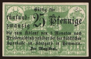 Stargard, 25 Pfennig, 1917