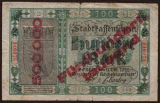 Berlin/ Magistrat der Reichshauptstadt, 500.000 Mark, 1923