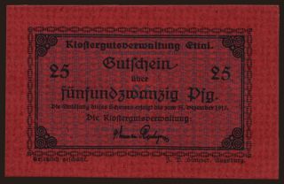 Ettal/ Klostergutsverwaltung, 25 Pfennig, 1919