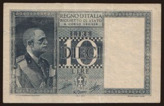 10 lire, 1944
