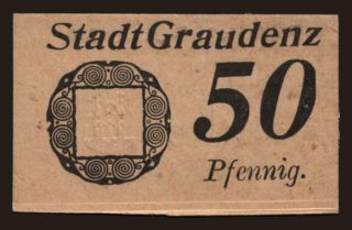 Graudenz, 50 Pfennig, 1919