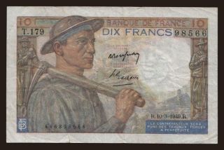 10 francs, 1949