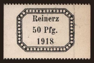 Reinerz/ Haus-Industrie-Org. für Handweberei in Schlesien, 50 Pfennig, 1918
