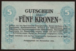 Georgswalde, 5 Kronen, 1918