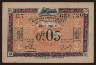 Rheinland, 0.05 Franc, 1923