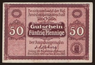 Rochlitz, 50 Pfennig, 1918