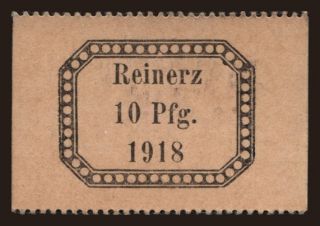 Reinerz/ Haus-Industrie-Org. für Handweberei in Schlesien, 10 Pfennig, 1918