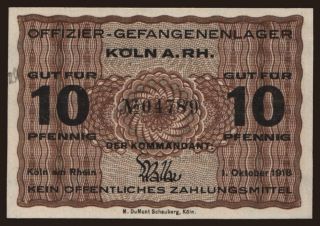 Köln, 10 Pfennig, 1918