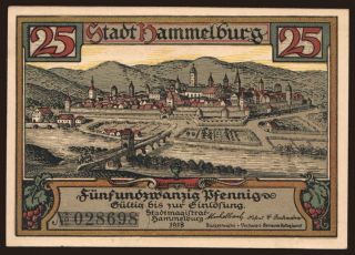 Hammelburg, 25 Pfennig, 1918