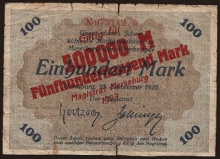 Merseburg/ Stadt, 500.000 Mark, 1923
